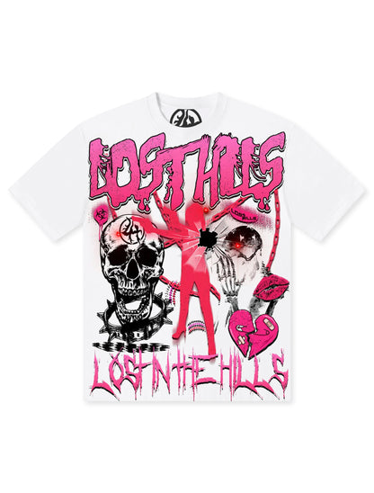 Losthills Broken Heart Tee - White — product image 3