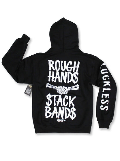 Rough Hands Stack Bands Hoodie — product image 3