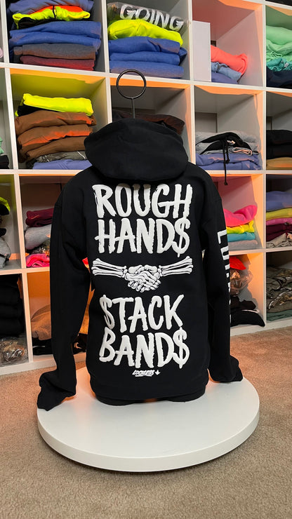 Rough Hands Stack Bands Hoodie — product image 6