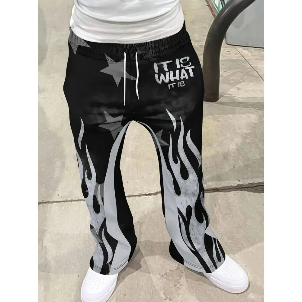 Trendy Strike Flame Joggers
