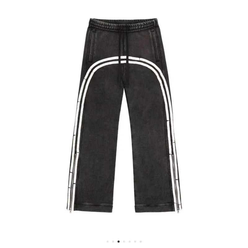 Exquisite 2 Piece Striped Jogger Set