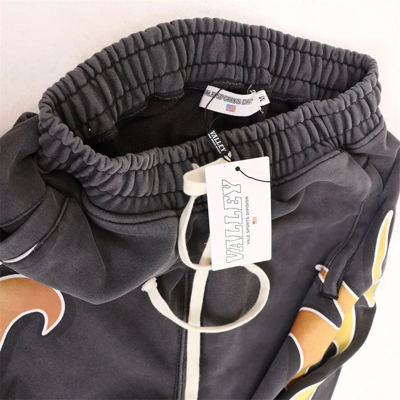 Vale Pure Cotton VALLEY Washed  Retro Tracksuit