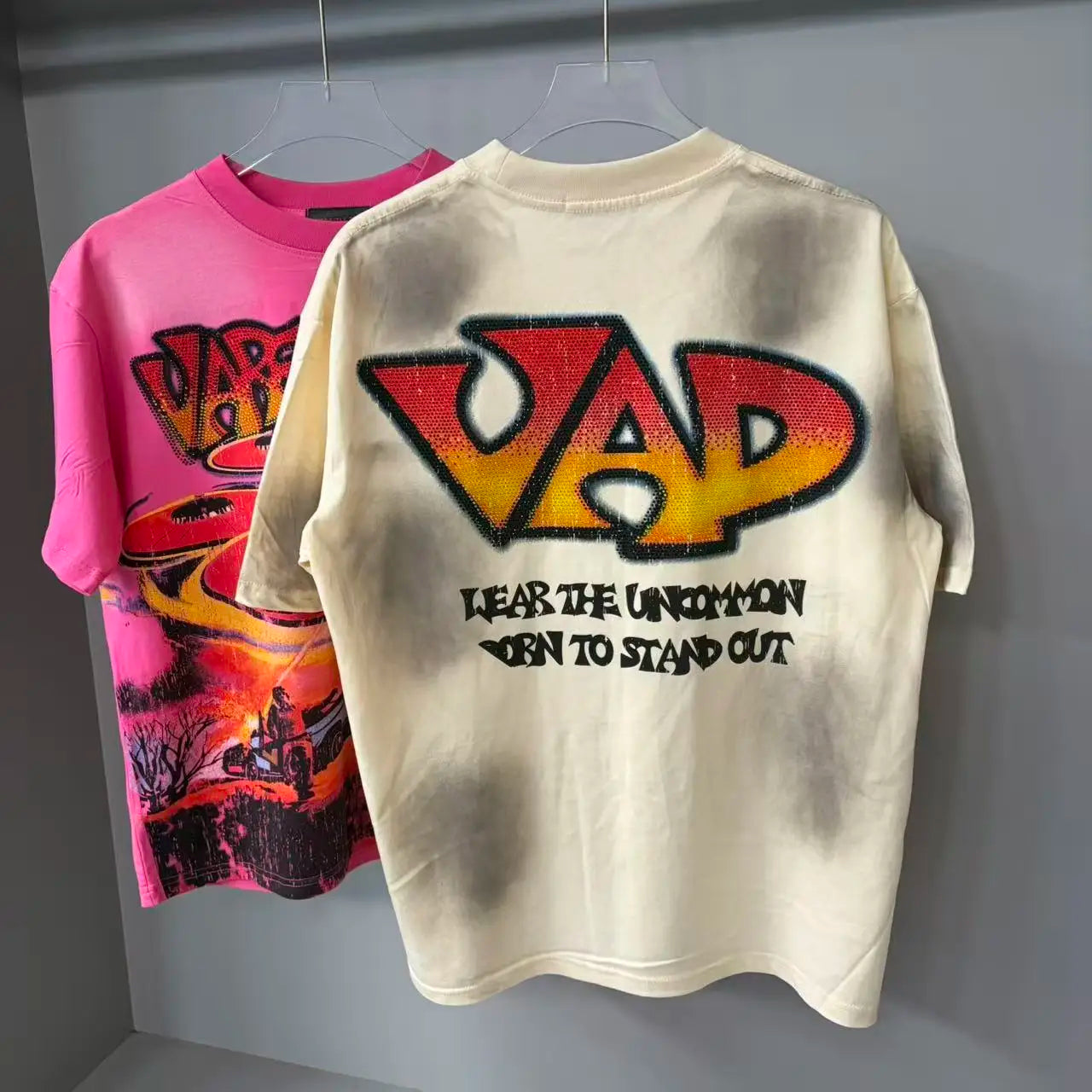 VAD Streetwear Rhinestone  Oversized T-shirt