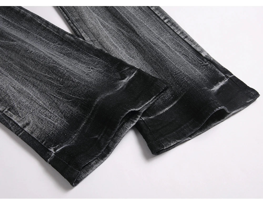 Multi Pocket Cargo Flared Streetwear Jeans