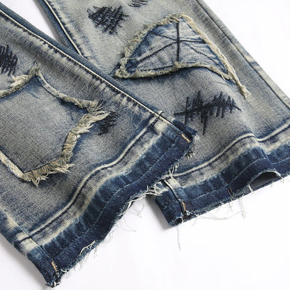 Boot Cut Streetwear Vintage Blue Jeans — product image 7
