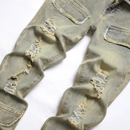 Streetwear Retro Ripped  Jeans — product image 4
