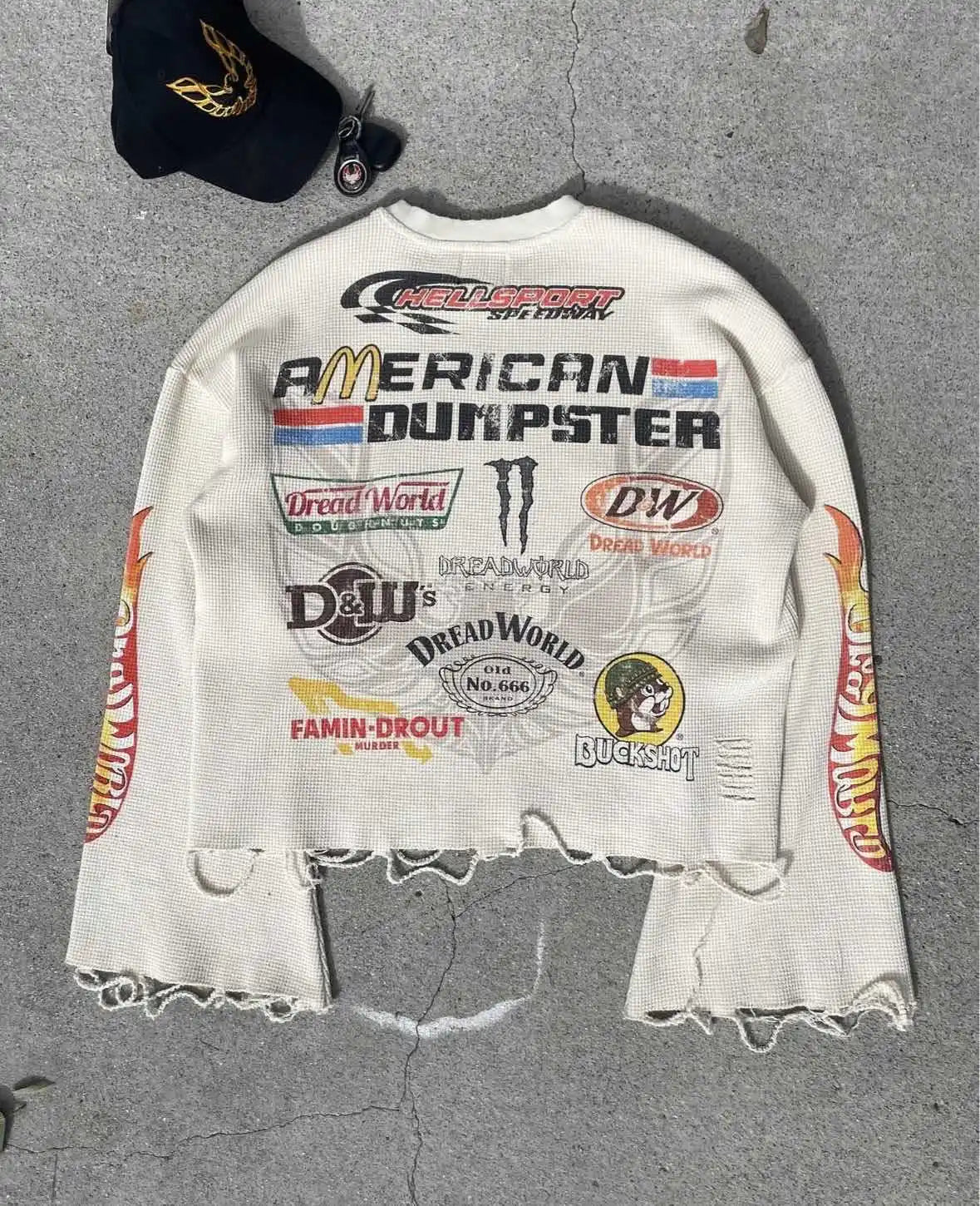 Long sleeved America Dumpster T-Shirt