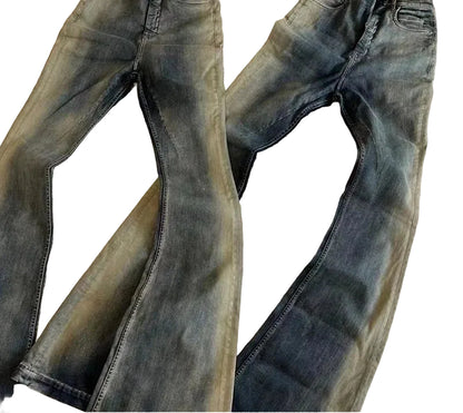 Gradient Washed  Micro-flare Jeans — product image 3