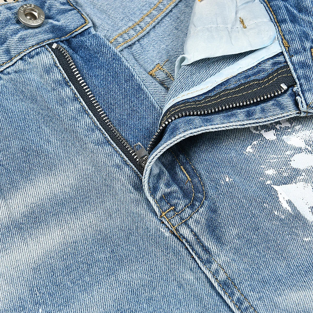 Oversized-Acid Washed Baggy Jeans