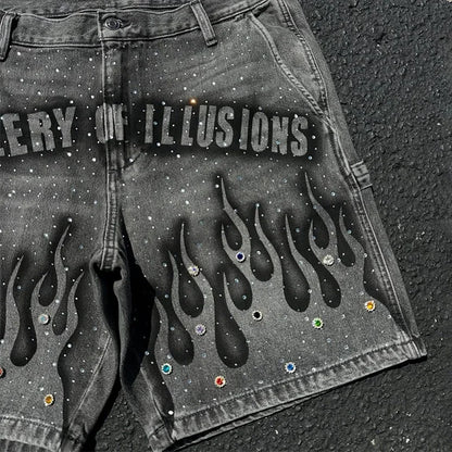 Gothic Retro Streetwear Shorts — product image 6