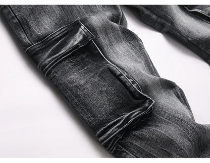 Multi Pocket Cargo Flared Streetwear Jeans — product image 11