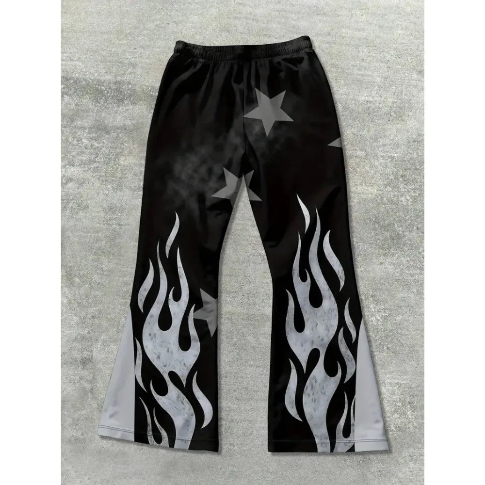 Trendy Strike Flame Joggers