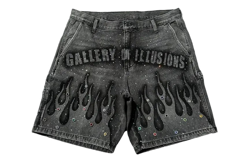 Gothic Retro Streetwear Shorts