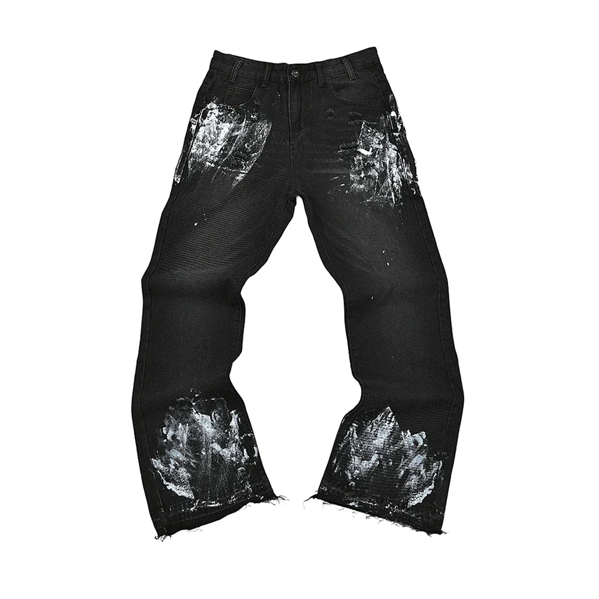 Oversized-Acid Washed Baggy Jeans