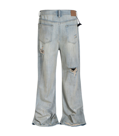 STONE DESTRUCTION FLARE DENIM — product image 5