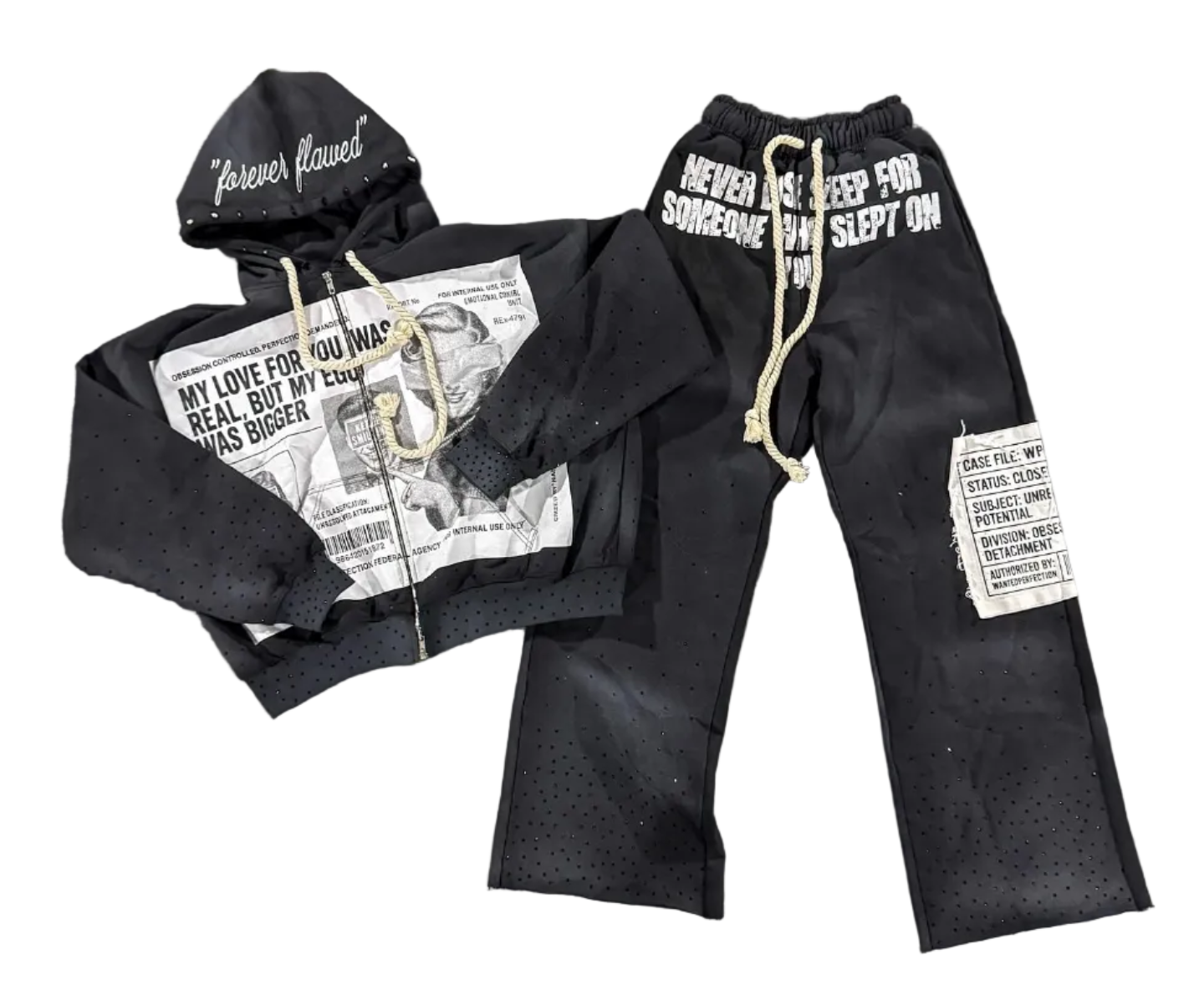 Retro Patchwork Jogger Set