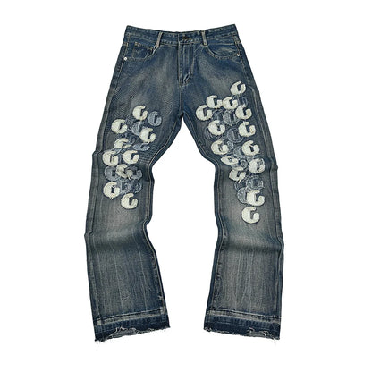 Oversized-Acid Washed Baggy Jeans — product image 10