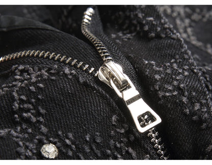 Boot Cut Crystal Designed Jeans — product image 11