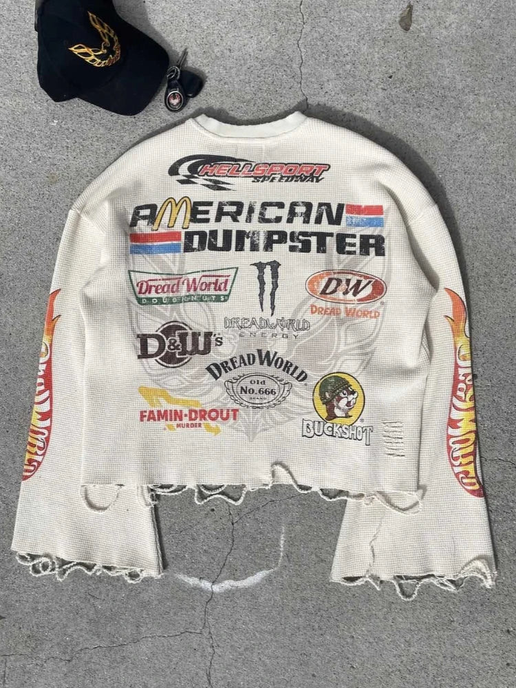 Long sleeved America Dumpster T-Shirt