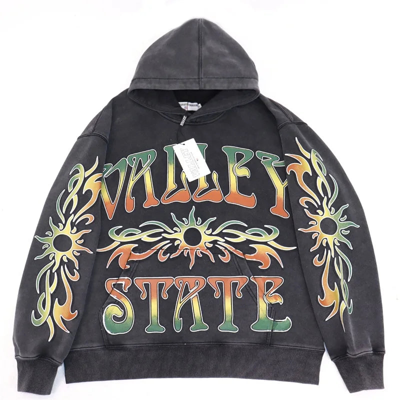 Vale Pure Cotton VALLEY Washed  Retro Tracksuit