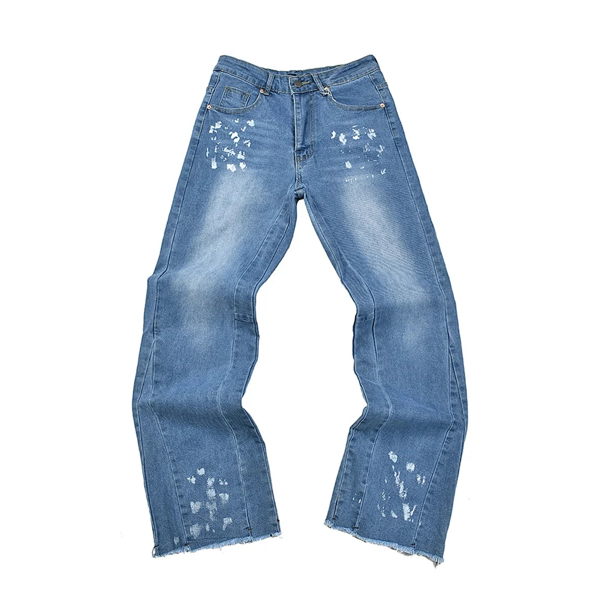 Oversized-Acid Washed Baggy Jeans