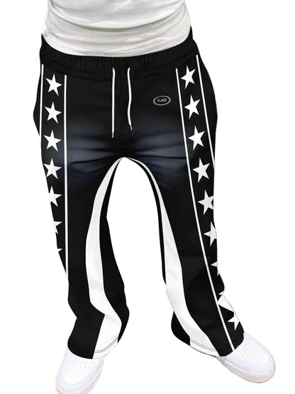 Y2K Flared 3D Print Sweatpants — product image 2