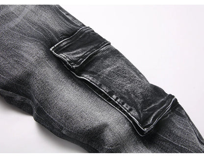 Multi Pocket Cargo Flared Streetwear Jeans — product image 12