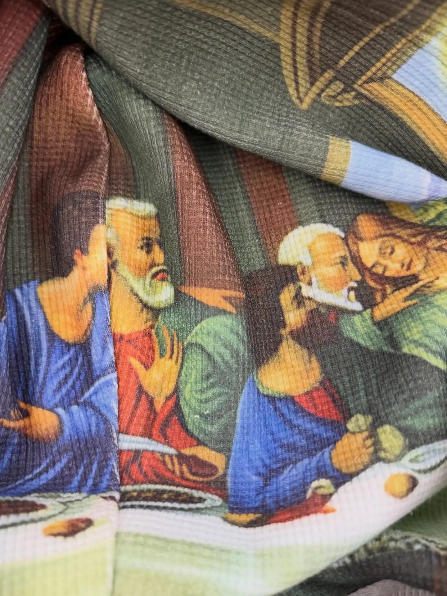 The Last Supper Contrasting Plaid Jacket