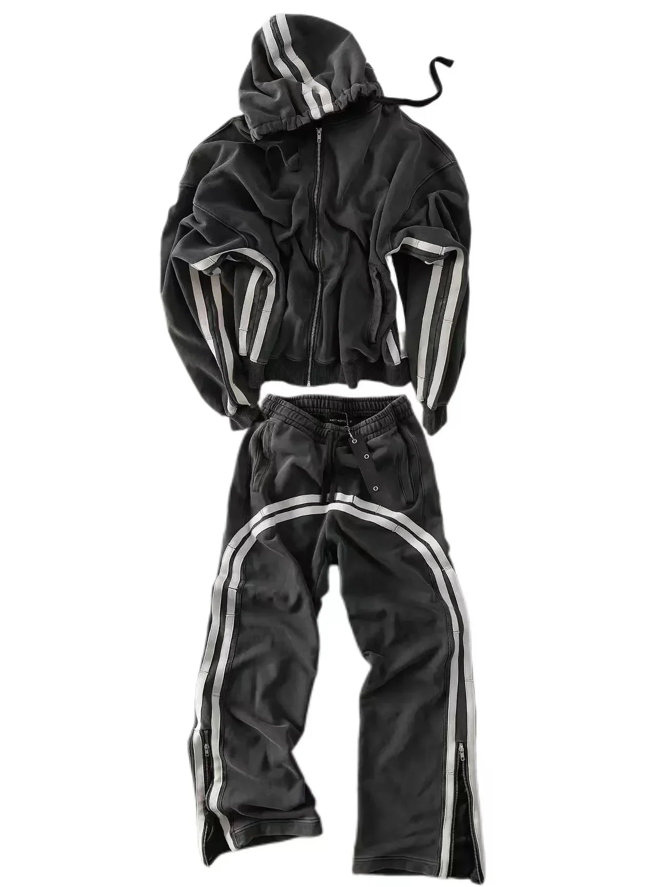 Exquisite 2 Piece Striped Jogger Set