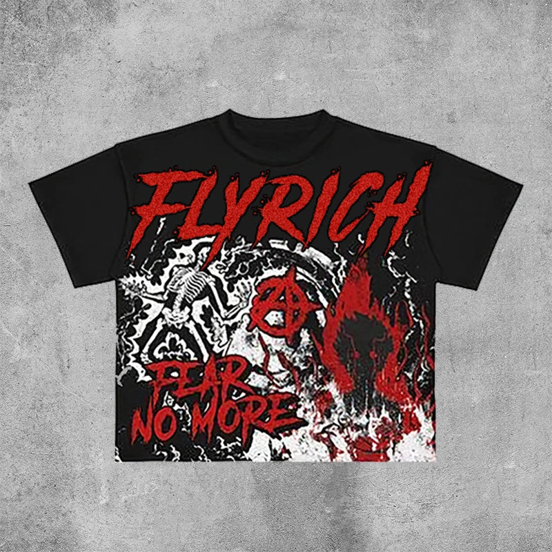 FLYRICH "Fear No More" Graphic Tee