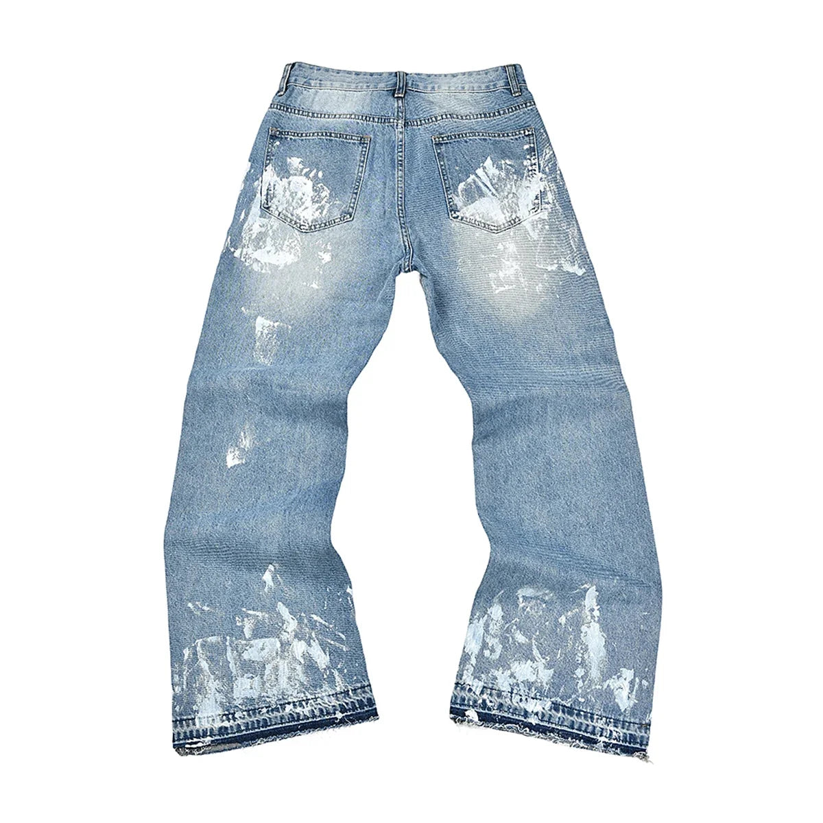 Oversized-Acid Washed Baggy Jeans