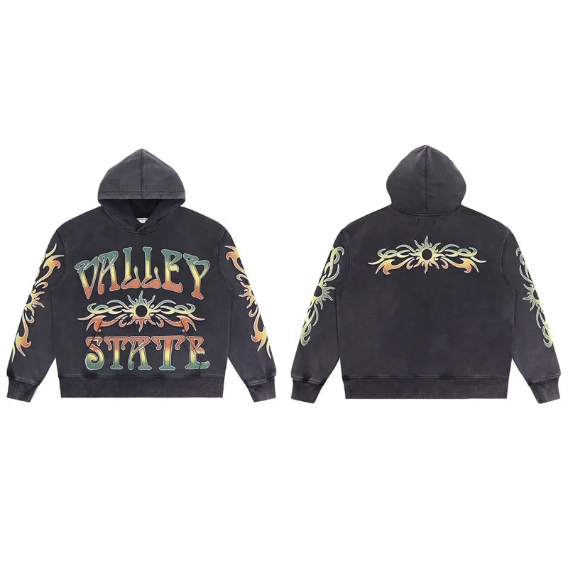 Vale Pure Cotton VALLEY Washed  Retro Tracksuit