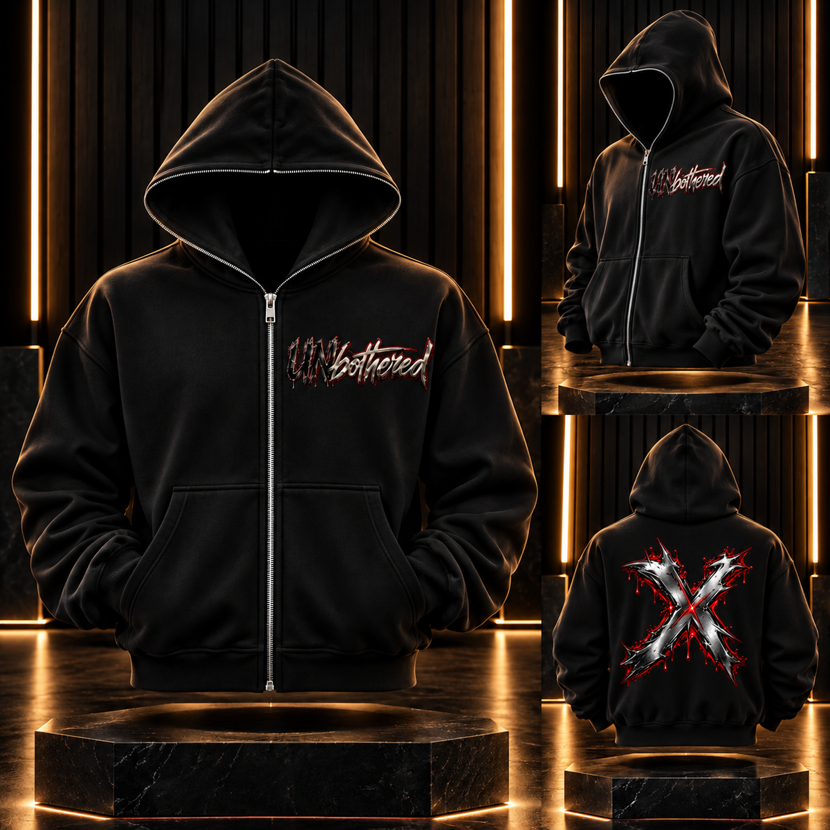 DèɛpEŋD Unbothered Fleeced Hoodie