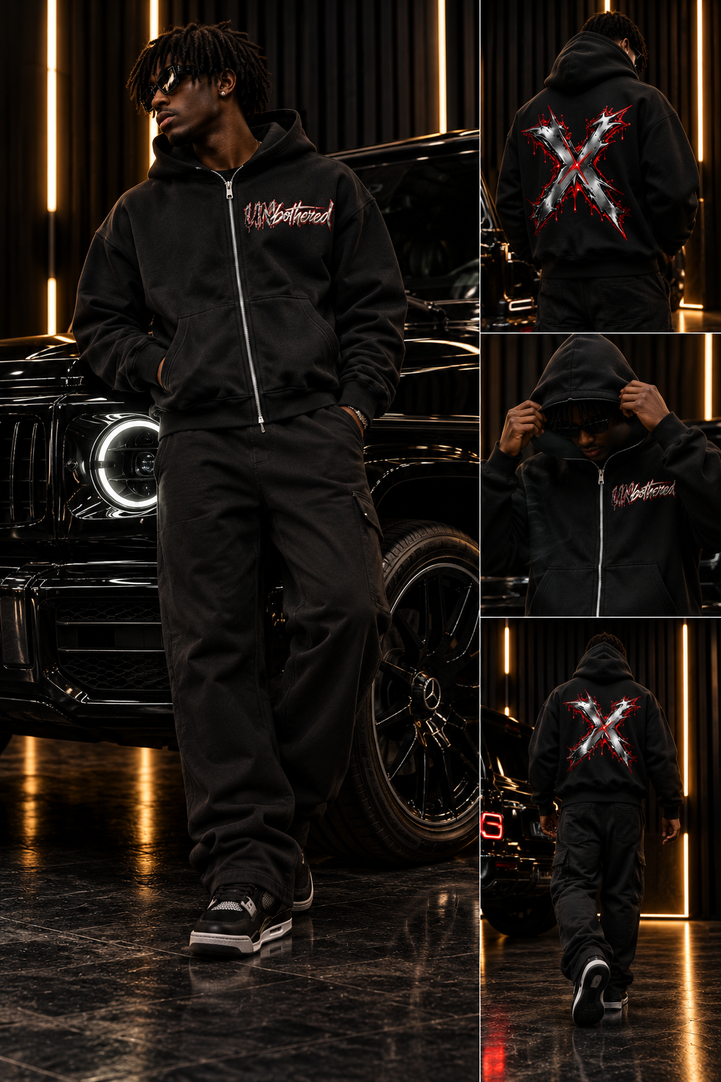 DèɛpEŋD Unbothered Fleeced Hoodie