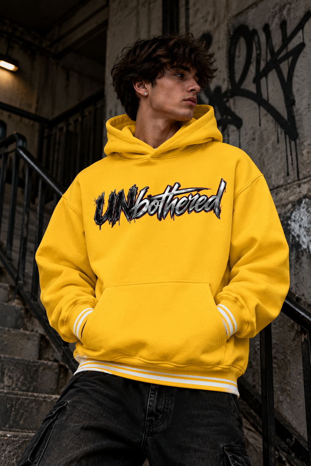 DèɛpEŋD Unbothered Oversized Hoodie