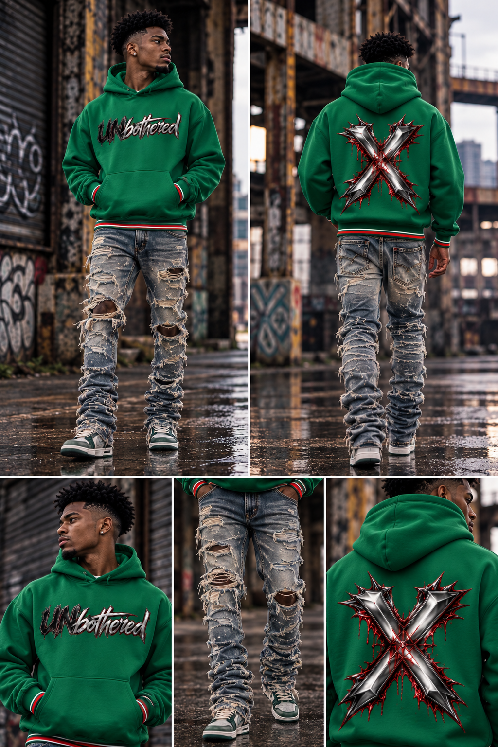 DèɛpEŋD Unbothered Oversized Hoodie