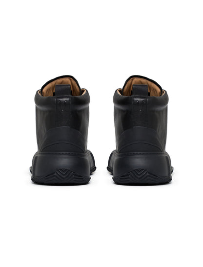 Valabasas "Vision" High Top Shoes - Black Leather — product image 3