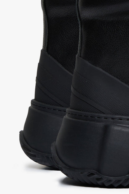 Valabasas "Vision" High Top Shoes - Black Leather — product image 5