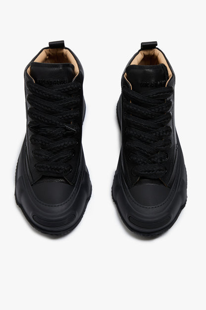 Valabasas "Vision" High Top Shoes - Black Leather — product image 6