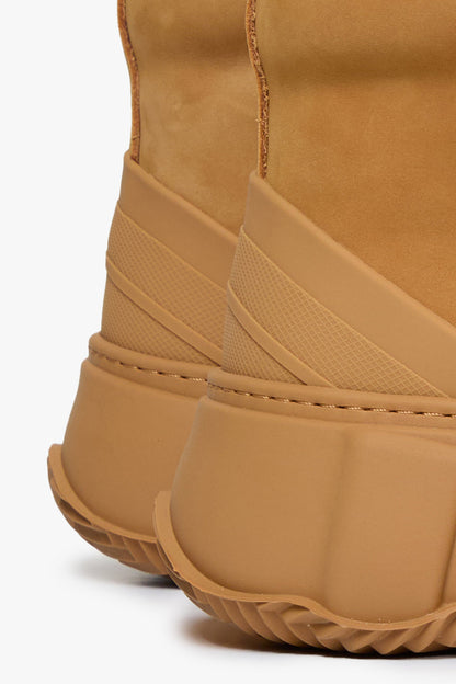 Valabasas "Vision" High Top Shoes - Tan Leather — product image 6