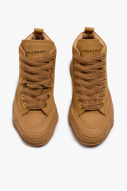 Valabasas "Vision" High Top Shoes - Tan Leather — product image 5