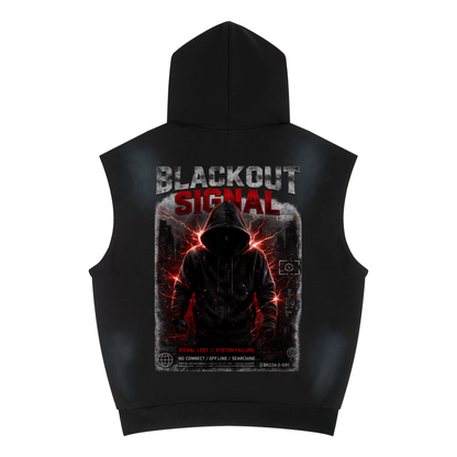 DèɛpEŋD "No Signal" Sleeveless Hoodie — product image 7