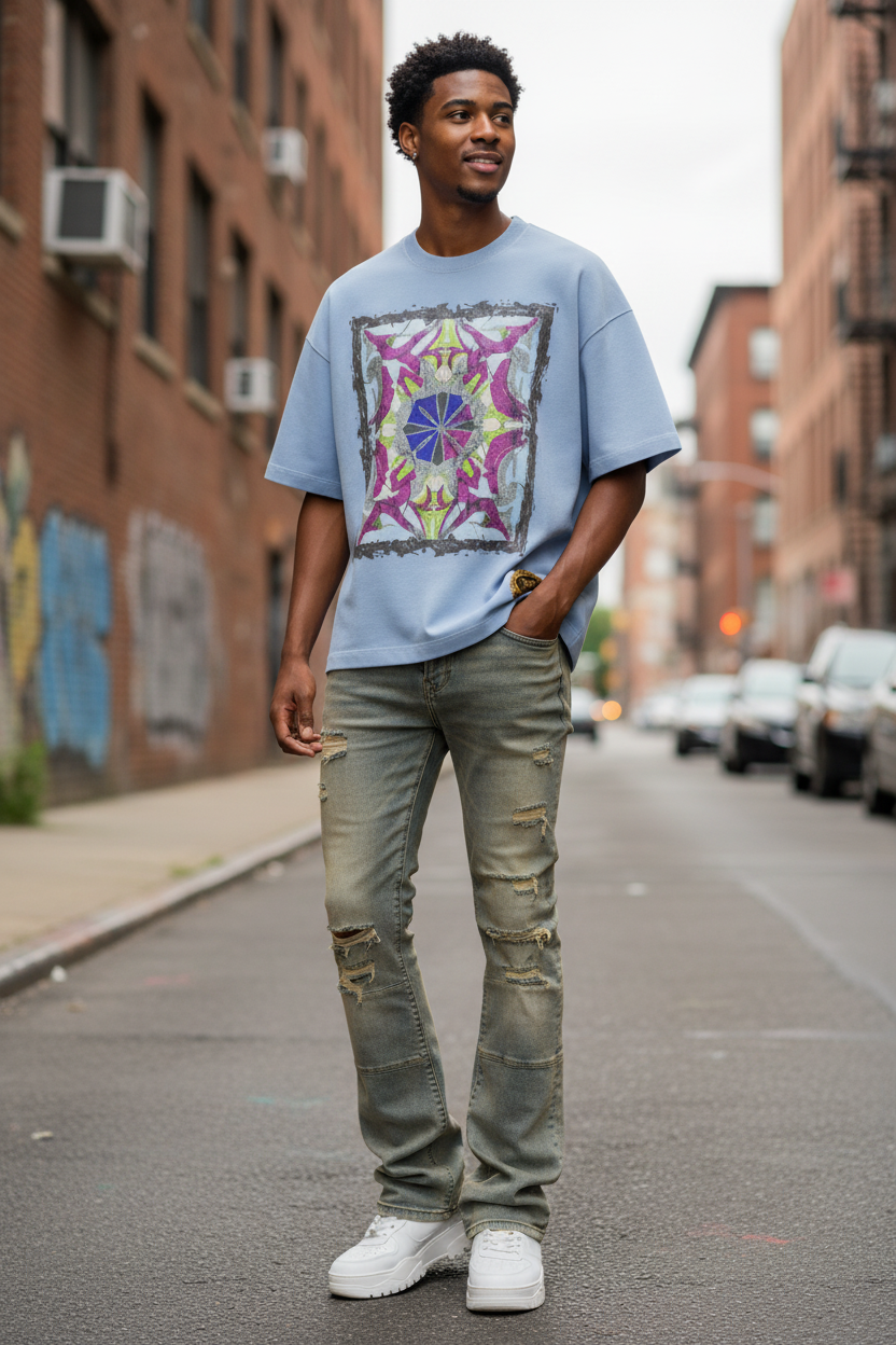 Abyss Tee Lifestyle - Baby Blue