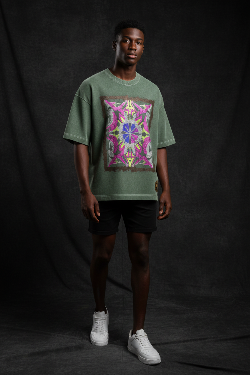 Abyss Tee - Olive Green