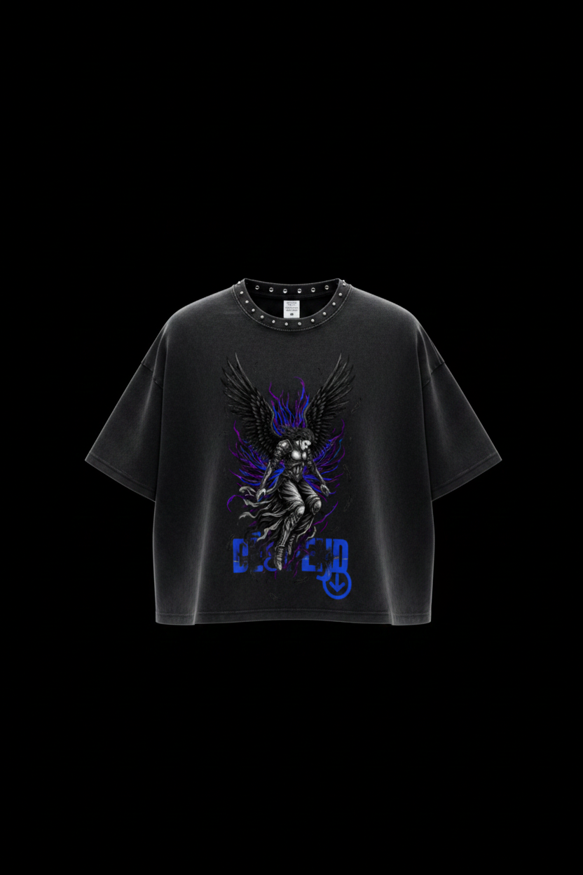 Angel Gains Tee Front Ghost Mockup