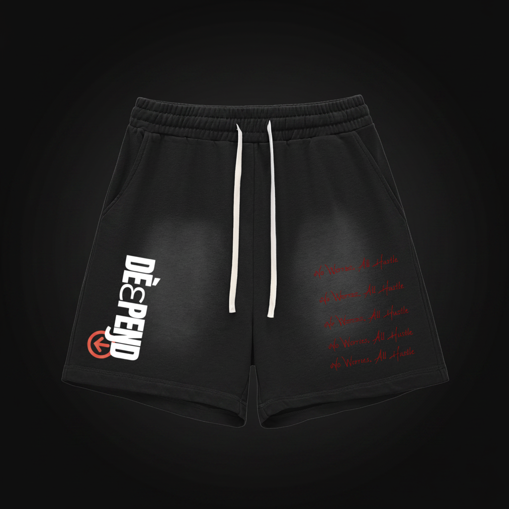 Black Shorts Front