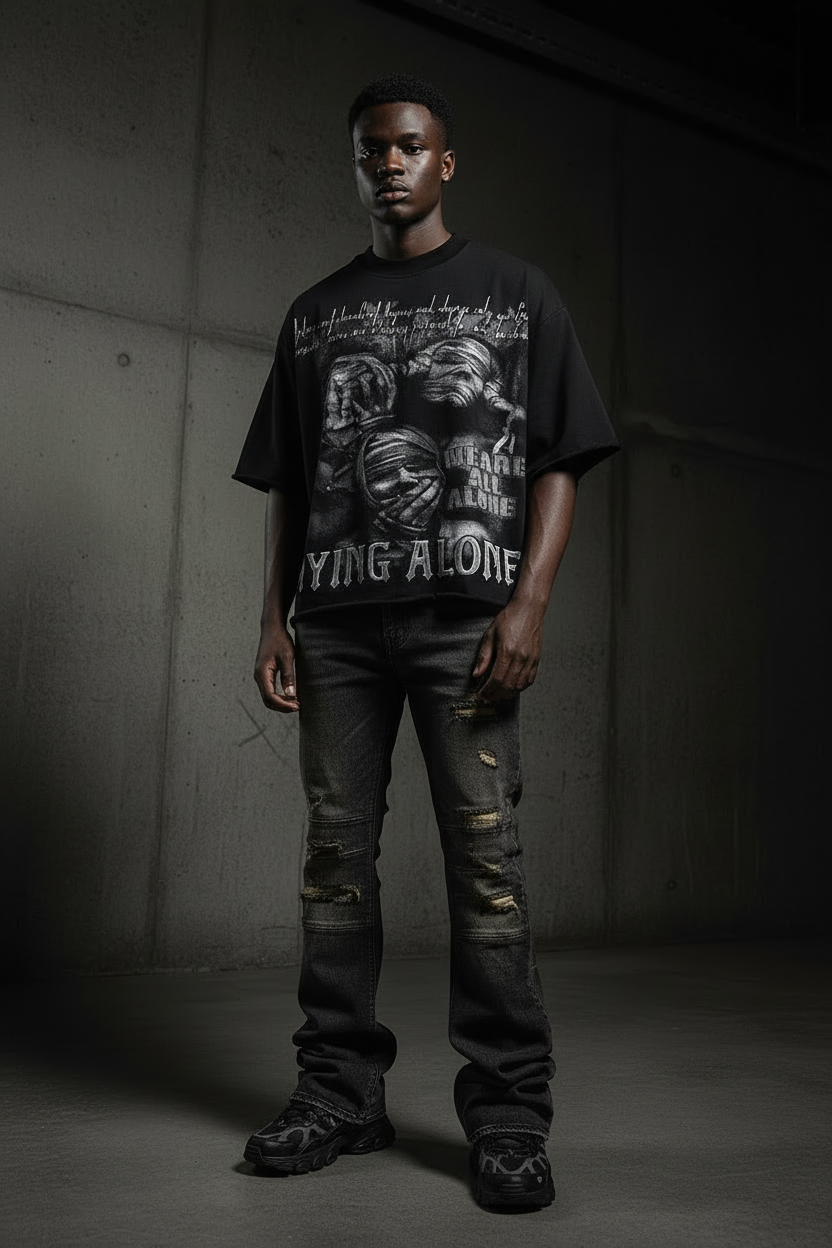 Came Alone Leave Alone Tee — Full Front Facing