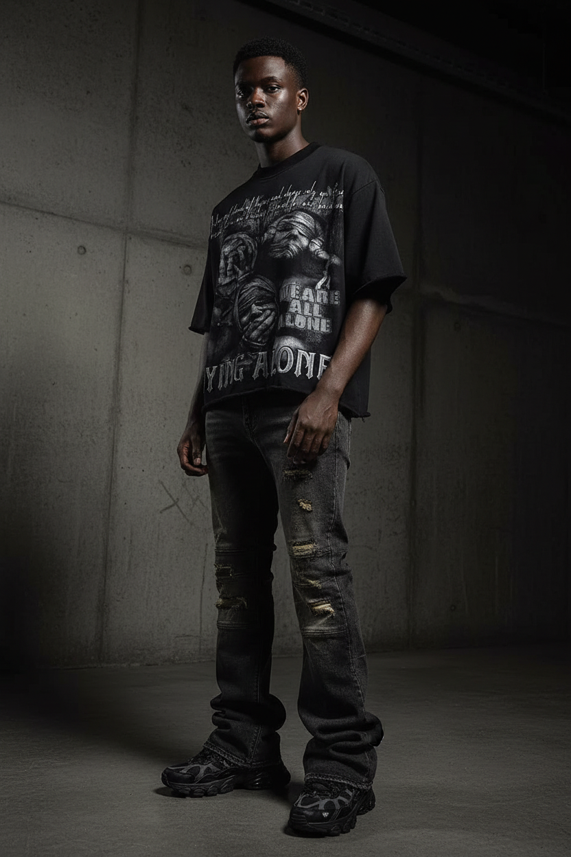 Came Alone Leave Alone Tee — Model Shot