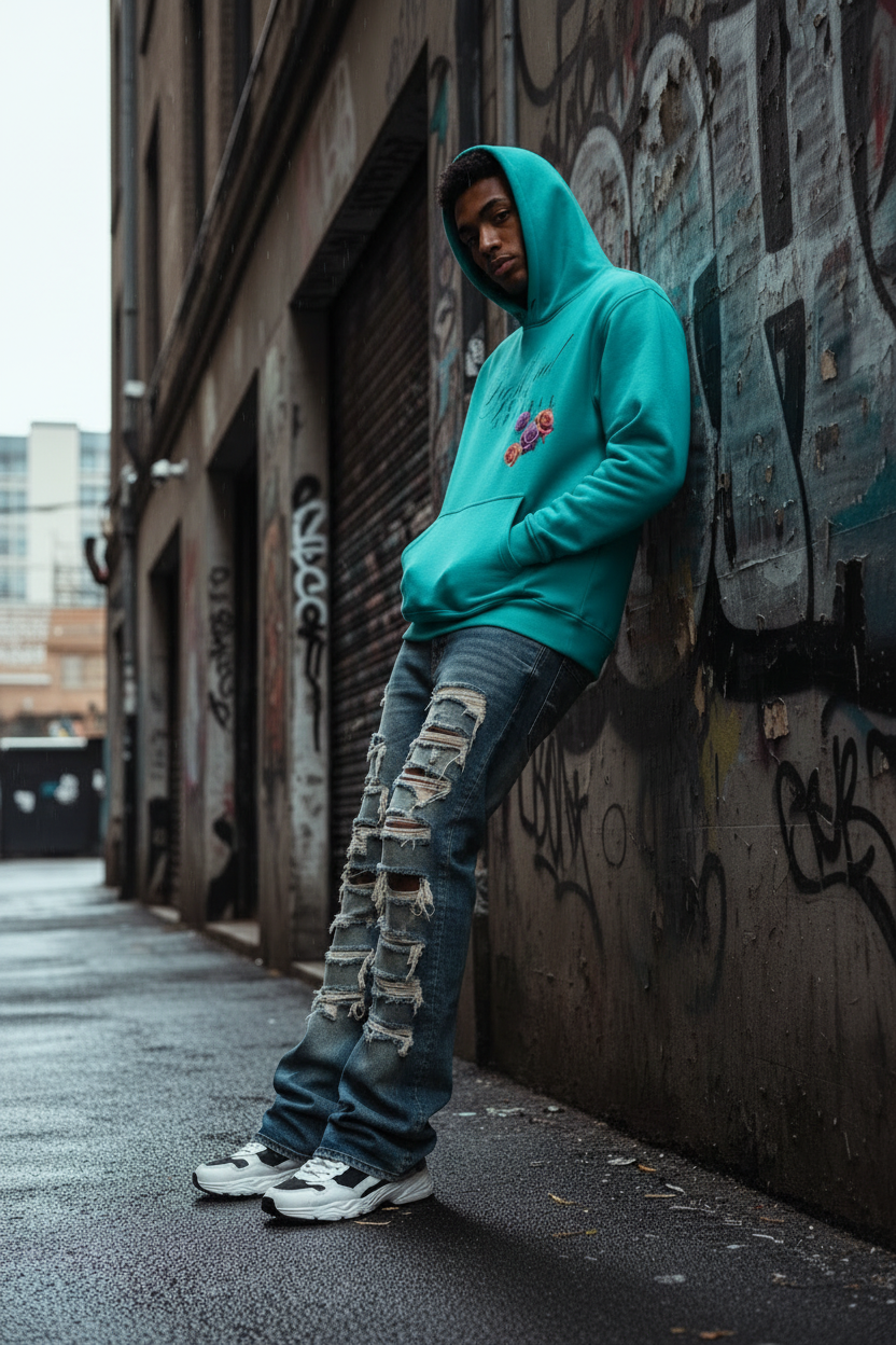Classy Rose Hoodie — Wall Lean