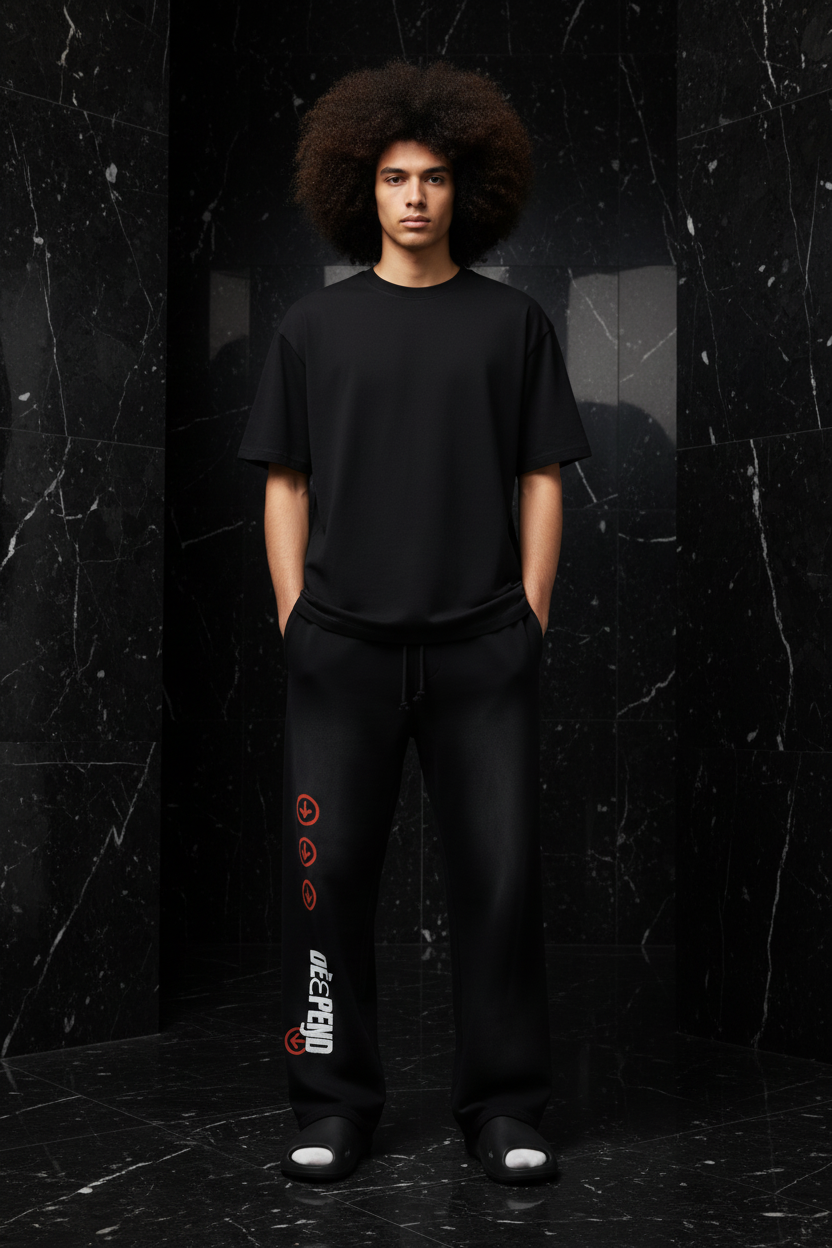 DèɛpEŋD Joggers - Mixed Model Fuller Hair Facing Camera